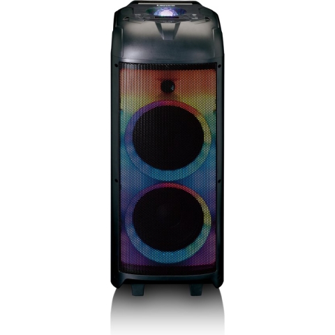 Lenco - PA-260BK - PA met front LED verlichting en disco bal