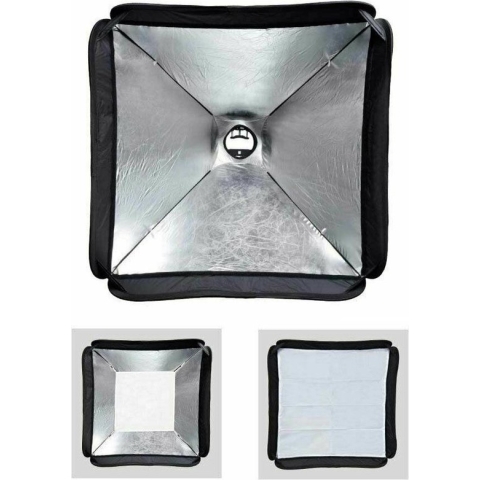 Godox S2 Speedlite Bracket with Softbox & Carrying Bag Kit (23.6 x 23.6")