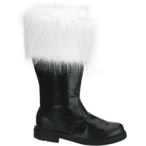Funtasma - SANTA100 Laarzen - US 14 - XL - Zwart/Wit