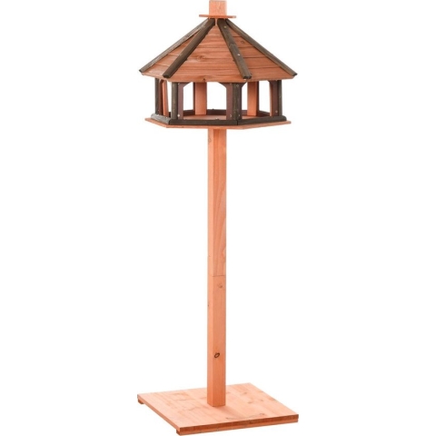 Voederhuisje voor vogels staand - Voederhuis voor vogels - Vogelhuis - Vogelvoederhuisje - XL - 52 x 52 x 130 cm