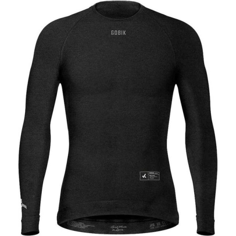 Gobik Winter Merino Lange Mouwenshirt Zwart L-XL Man