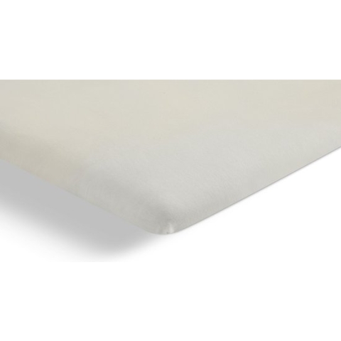 B Bright Hoeslaken Jersey voor topper - 100% katoen - 180/200 x 200/220 cm - Off white