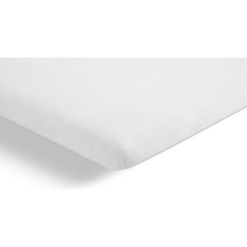 B Bright Hoeslaken Jersey voor splittopper - 100% katoen - 180/200 x 200/220 cm - Wit