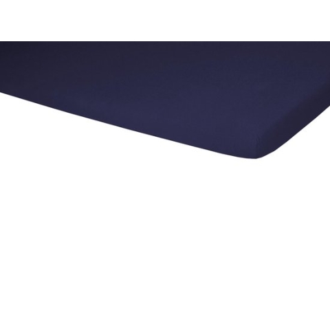 Polydaun - Hoeslaken - Splittopper - Jersey - 180 x 200/220 cm - Donkerblauw