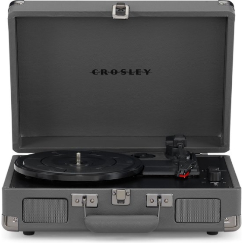 Crosley Cruiser Deluxe CR8005F-SG - Donker Grijs - Bluetooth in/uit Platenspeler