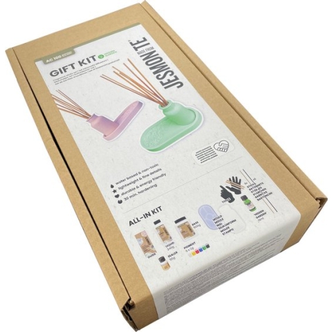 Jesmonite - AC100 - Cadeaukit - Geurstokjes set Hidden Garden