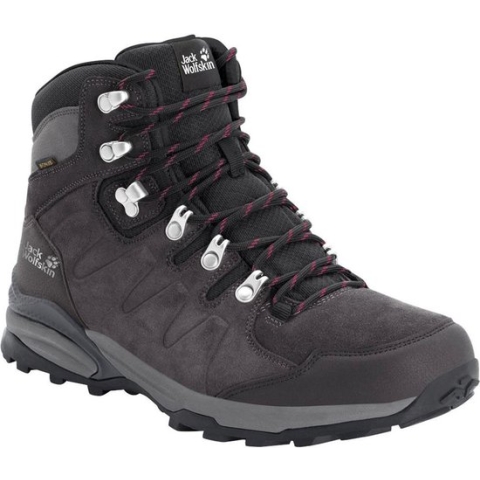Jack Wolfskin Refugio Texapore Mid - Wandelschoenen - Dames Dark Steel / Purple 39.5