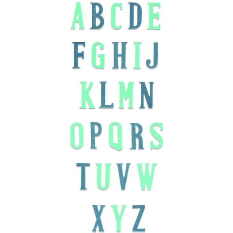 Sizzix Bigz Xl Alphabet Snijmal - Nostalgic