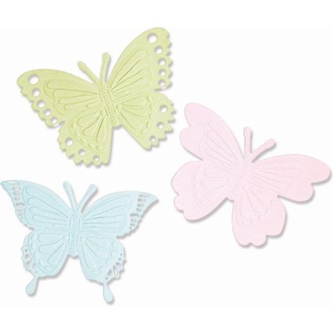 Sizzix Switchlits Embossing Folder Detailed Butterflies