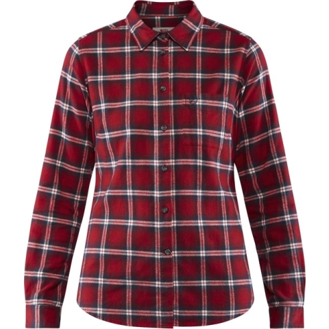 Fjallraven Övik Flannel Shirt W Dames Outdoorblouse - Maat M
