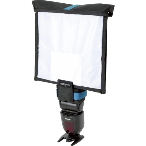 Rogue FlashBender v3 - Large Soft Box Kit, met diffuser voor op de compactflitser op de camera, 175gram