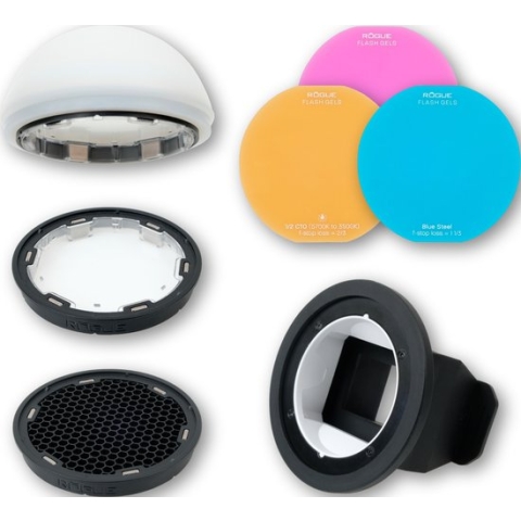 Rogue Round Flash Kit + Rogue Flash Adapter (Small)