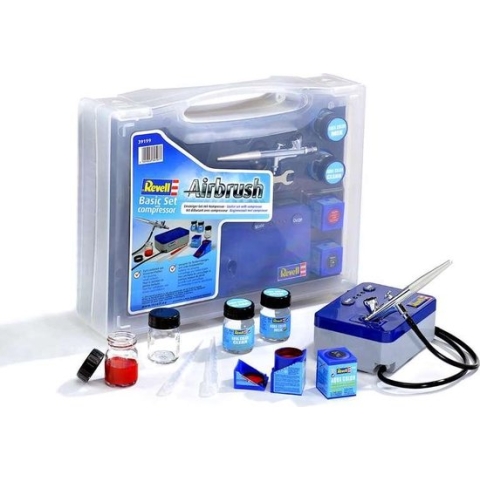 Revell 39199 Basic Airbrush Set with Compressor and Parts Airbrush
