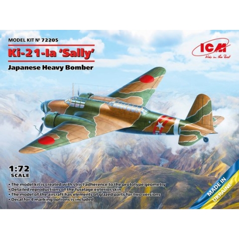 1:72 ICM 72205 Ki-21-Ia Sally - Japanese Heavy Bomber Plastic Modelbouwpakket