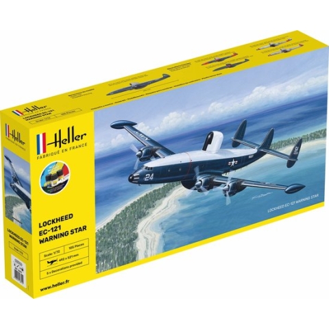 1:72 Heller 56311 EC.121 Warning Star Plane - Starter Kit Plastic Modelbouwpakket