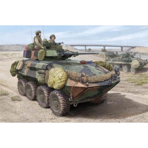 The 1:35 Model Kit of a LAV-25 Slep Service Life Extension Program.

Plastic Kit 
Glue not included
Dimension 184 *76 mm
287 Plastic Parts
The manufacturer of the kit is Trumpeter.This kit is only online available.
