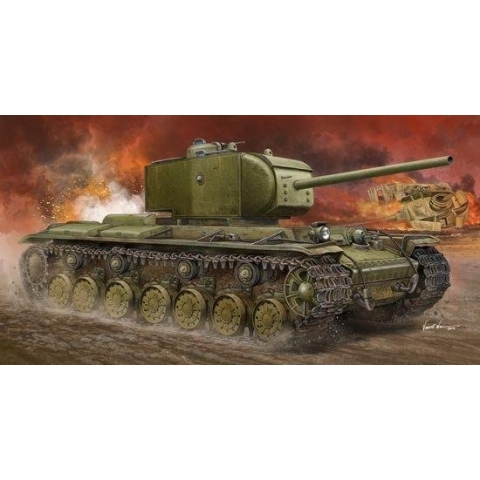 The 1:35 Model Kit of a KV-220 Russian Tiger Super Heavy Tank.

Plastic Kit 
Glue not included
Dimension 207 * 95 mm
220 Plastic parts
The manufacturer of the kit is Trumpeter.This kit is only online available.