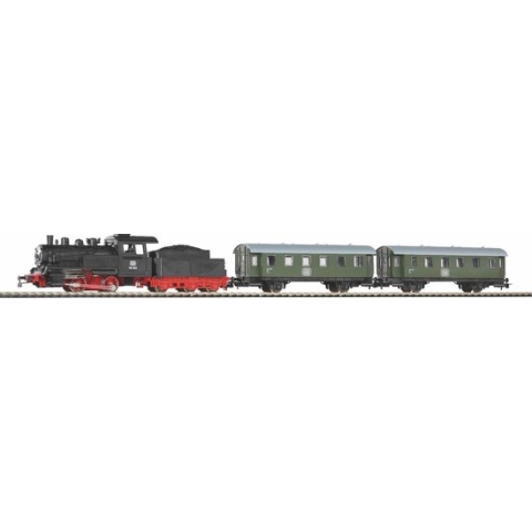 Piko 57112 H0 Startset DB stoomloc met personentrein