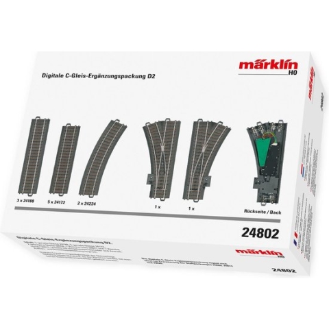 Märklin Uitbreidingspakket D2 voor digitale C-rails