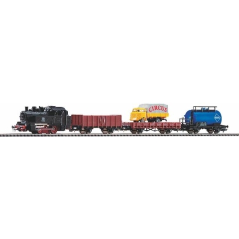 Piko 57113 H0 Startset DB stoomloc + goederentrein