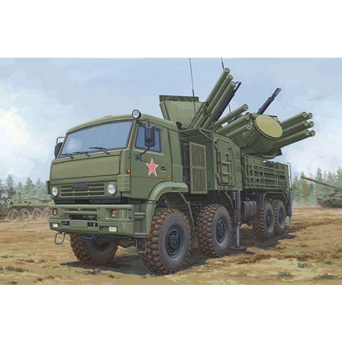 The 1:35 Model Kit of a Russian 72V6E4 Combat Vehicle of 96K6 Pantsir S1 ADMGS.

Plastic Kit 
Glue not included
Dimension 391 *93 mm
700 Plastic Parts
The manufacturer of the kit is Trumpeter.This kit is only online available.