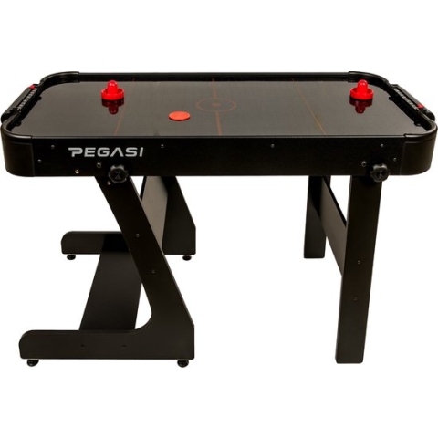 Pegasi Airhockeytafel Airstream 4ft - Zwart - Airhockey tafel voor thuis - Inklapbaar