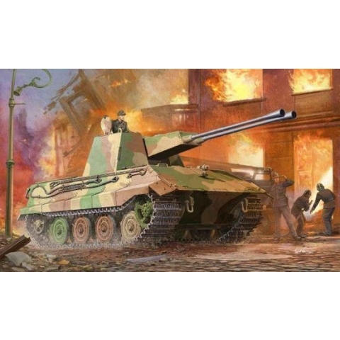 The 1:35 Model Kit of a German E-75 Flakpanzer.

Plastic Kit 
Glue not included
Dimension 271 *109 mm
247 Plastic Parts
The manufacturer of the kit is Trumpeter.This kit is only online available.