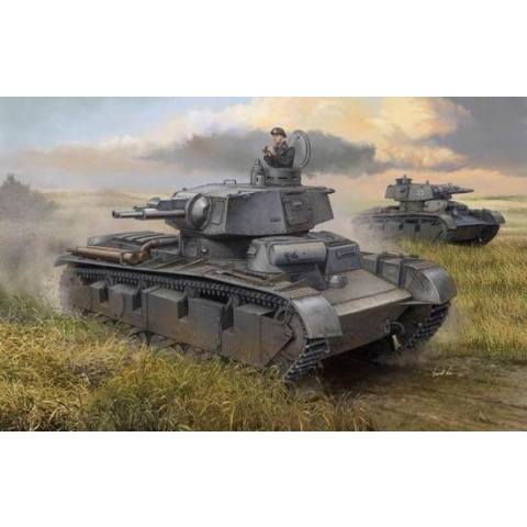 The 1:35 Model Kit of a German NBFZ.

Plastic Kit 
Glue not included
Dimension 195 * 82 mm
1170 Plastic parts
The manufacturer of the kit is Trumpeter.This kit is only online available.
