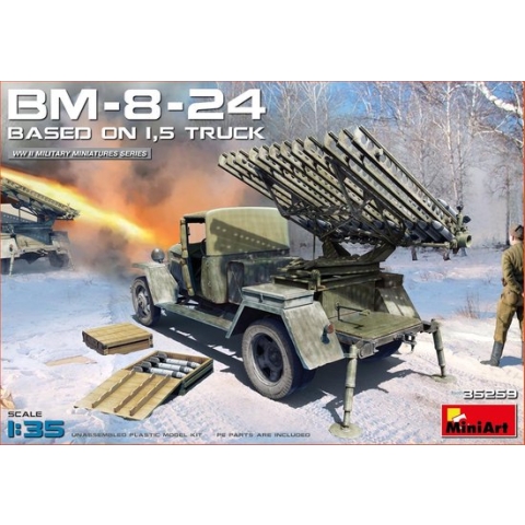 Miniart - Bm-8-24 Based On 1,5t Truck (Min35259) - modelbouwsets, hobbybouwspeelgoed voor kinderen, modelverf en accessoires