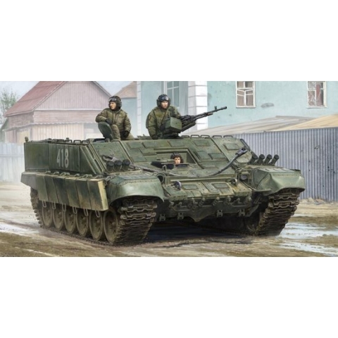 The 1:35 Model Kit of a Russian BMO-T HAPC.

Plastic Kit 
Glue not included
Dimension 200 * 114 mm
900 Plastic parts
The manufacturer of the kit is Trumpeter.This kit is only online available.