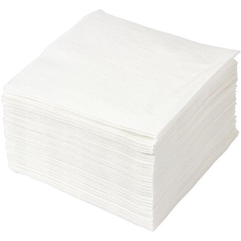 Papieren Servetten - Wit - 25cm - Fasana CK881