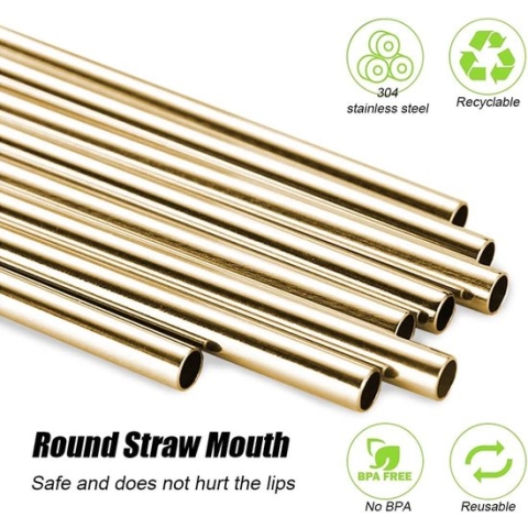 Set van herbruikbare rietjes – reusable straw set - Duurzaam en stijlvol – ecologisch
