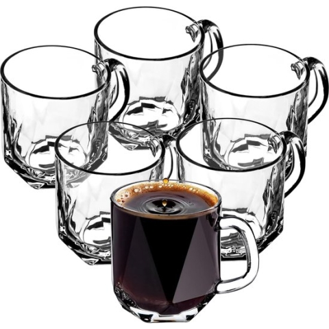 thee glazen – set van theeglazen – premium kwaliteit – luxe glazen koffie thee