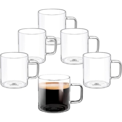 thee glazen – set van theeglazen – premium kwaliteit – luxe glazen koffie thee