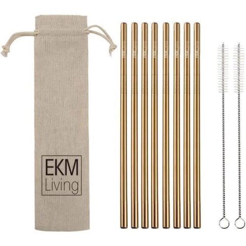 Set van herbruikbare rietjes – reusable straw set - Duurzaam en stijlvol – ecologisch