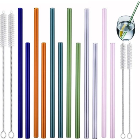Set van herbruikbare rietjes – reusable straw set - Duurzaam en stijlvol – ecologisch