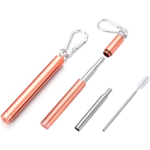 Set van herbruikbare rietjes – reusable straw set - Duurzaam en stijlvol – ecologisch