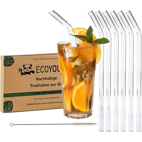 Set van herbruikbare rietjes – reusable straw set - Duurzaam en stijlvol – ecologisch