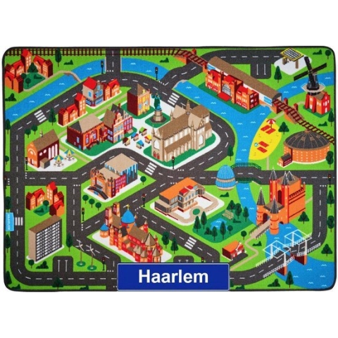 Jouw Speelkleed Haarlem - Verkeerskleed - Speeltapijt.