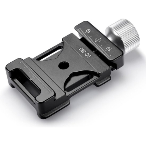 Neewer® - Aluminium knop Compatibel met Schroevenklem - Mini Snelspanner met Flitsschoenhouder voor QR-plaat (38mm)