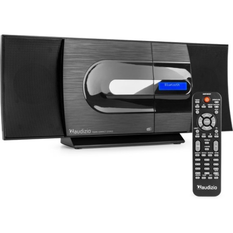 Stereo Set- met CD-Speler en Radio - Audizio Tours - Bluetooth - USB - AUX