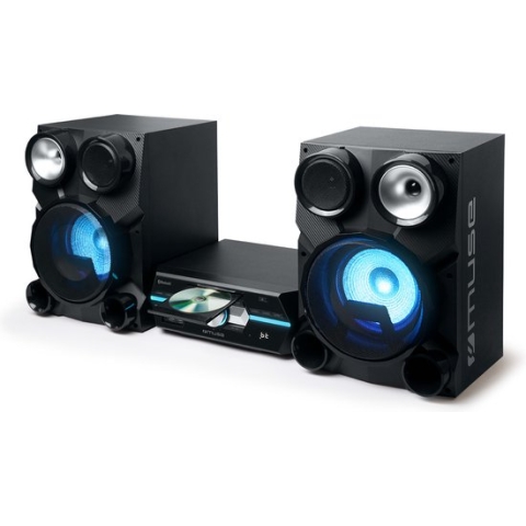 Muse M-80DJ - Micro-audiosysteem met FM-radio, CD, USB en bluetooth
