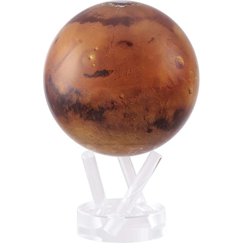 Mova zelf draaiende aardbol Mars 4.5"