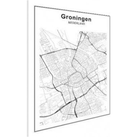 Stadskaart Groningen - Poster 90x60