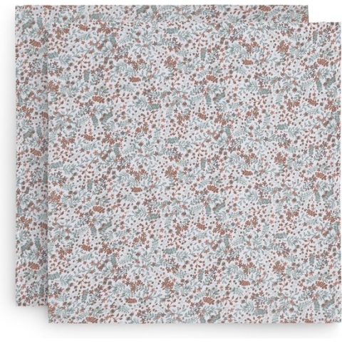Jollein Hydrofiel Multidoek Bloom 115x115cm - 2 Stuks