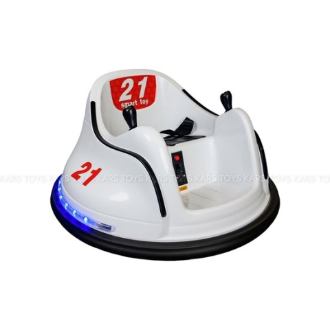 Kars Toys - Bol.com - Bumper Car / Botsauto - Wit - 6V accu - 6090931863885