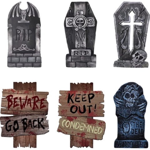 Timé - Halloween Decoratie - Halloween Grafstenen - Halloween Versiering - Halloween Decoratie Binnen En Buiten