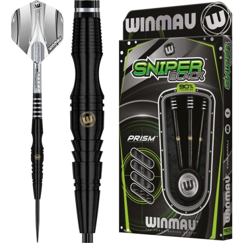 Winmau Sniper Black 90% - Dartpijlen - 24 Gram