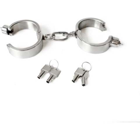 Prolink Novelties® - Press lock handboeien - handcuffs - stainless steel