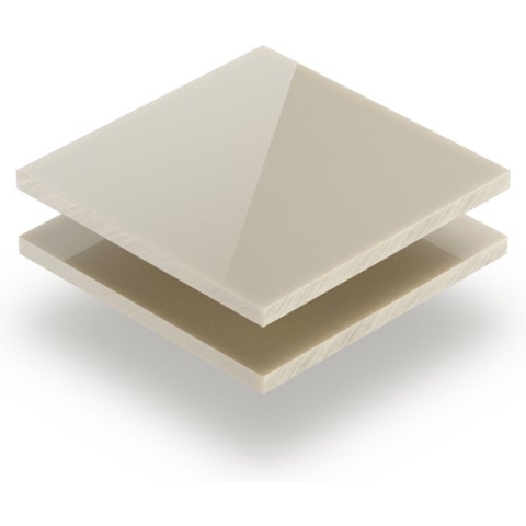 Plexiglas satijn crème glans/mat 4 mm - 120x80cm
